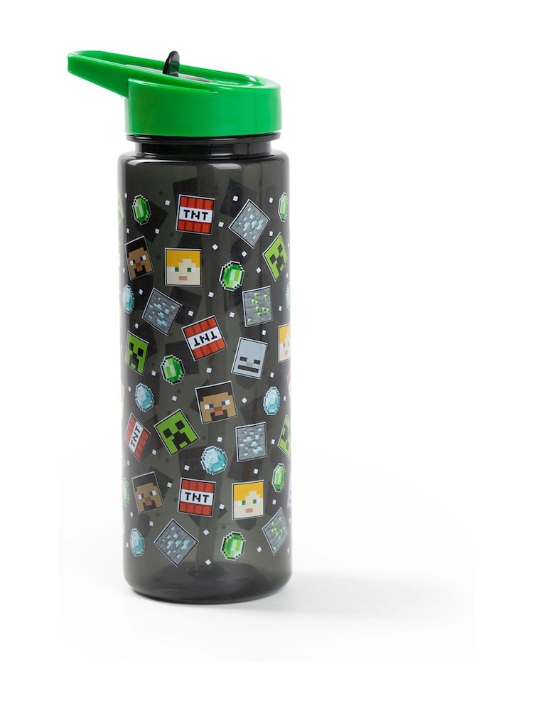 Vanilla Underground Black Minecraft Straw Water Bottle - Image 1 of 6 Vanilla Underground Black Minecraft Straw Water Bottle - Image 1 of 6