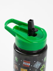 Vanilla Underground Black Minecraft Straw Water Bottle - Image 5 of 6