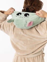 Vanilla Underground Brown Star Wars Grogu Hooded Bath Robe - Image 5 of 6