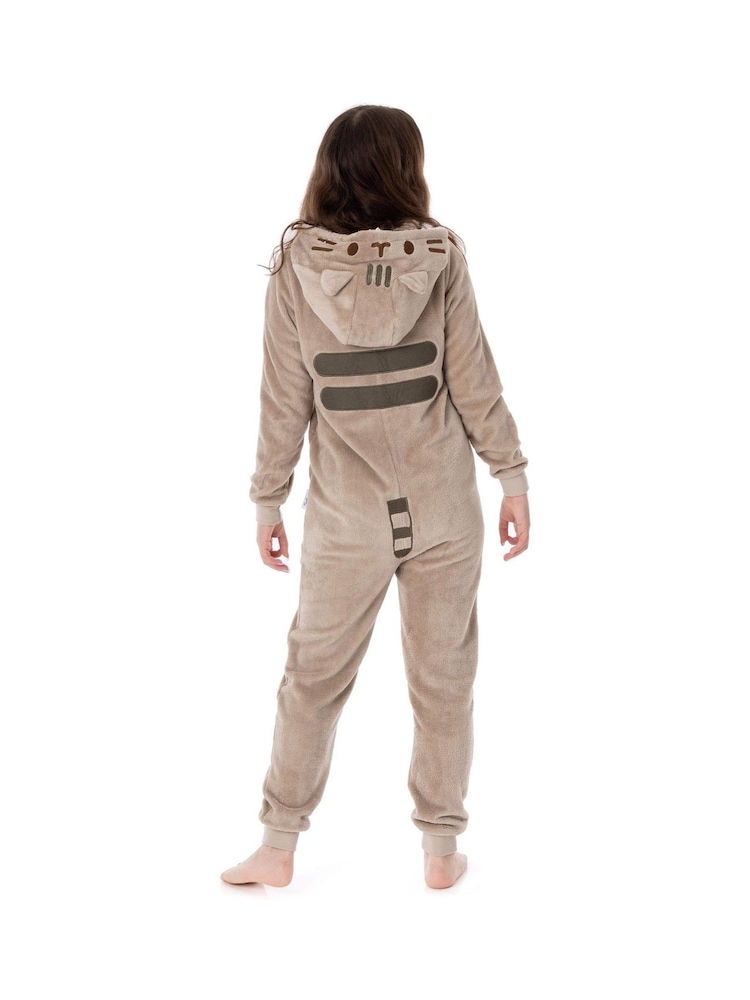 Vanilla Underground Brown Pusheen Onesie All-In-One - Image 2 of 6 Vanilla Underground Brown Pusheen Onesie All-In-One - Image 2 of 6