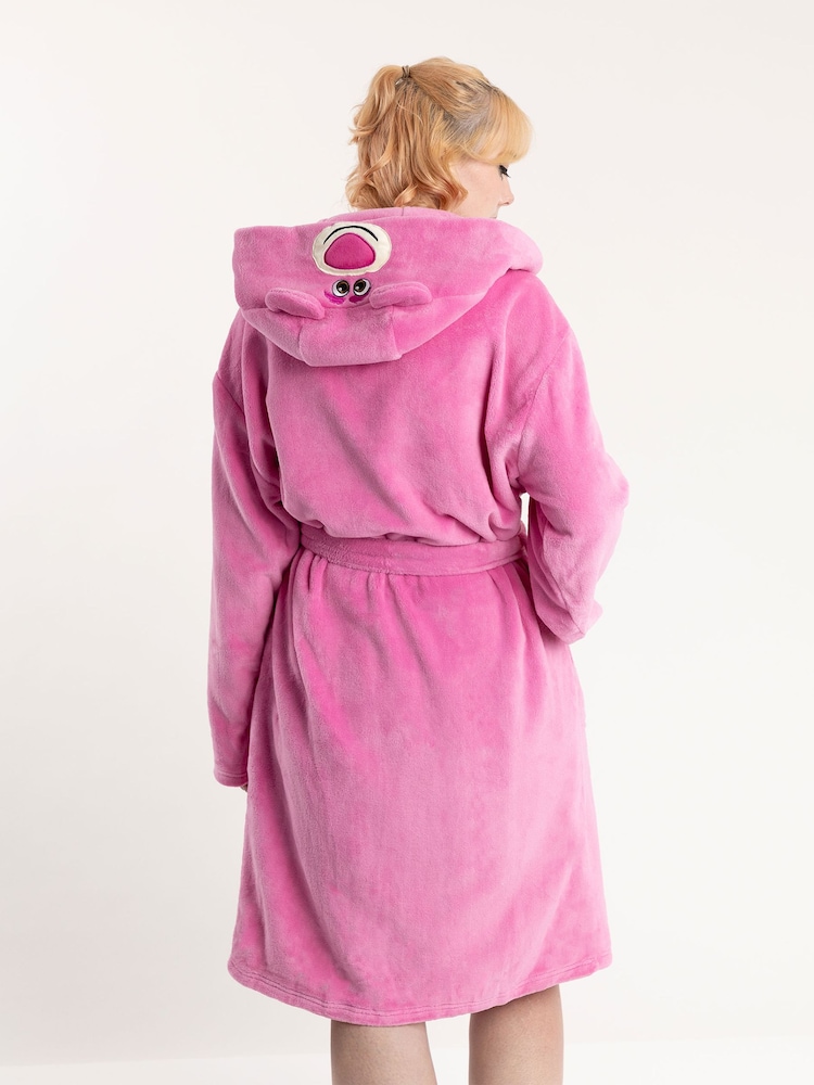Vanilla Underground Pink Disney Pixar Toy Story Lotso Hooded Bathrobe - Image 2 of 6 Vanilla Underground Pink Disney Pixar Toy Story Lotso Hooded Bathrobe - Image 2 of 6