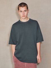 Black Edit Short Sleeve Sweat Top - Image 4 of 8