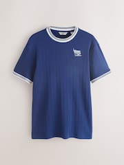 Blue EDIT Graphic Ringer T-Shirt - Image 1 of 3