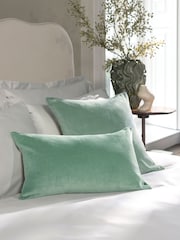 Christy Jade Jaipur Velvet Filled Cushion - Image 1 of 3