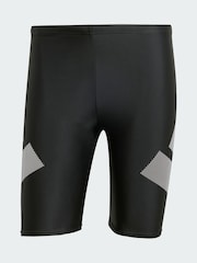 adidas Black Big Bars Swim Jammers - Image 5 of 5