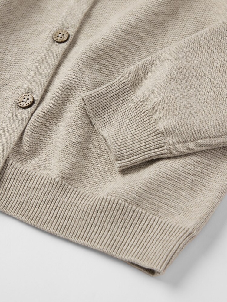 لون طبيعي - Polarn O. Pyret Cardigan - صورة 3 من 3 لون طبيعي - Polarn O. Pyret Cardigan - صورة 3 من 3