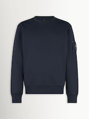 Moose Knuckles Blue Hartsfield Crew Neck Sweatshirt - Image 6 of 8