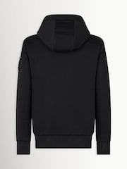 Moose Knuckles Black Classic Bunny Hoodie with Faux Fur Liner - Image 5 of 6