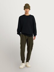 Moose Knuckles Black Hartsfield Crew Neck Sweatshirt - Image 2 of 6