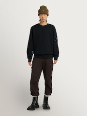 Moose Knuckles Black Hartsfield Crew Neck Sweatshirt - Image 4 of 6