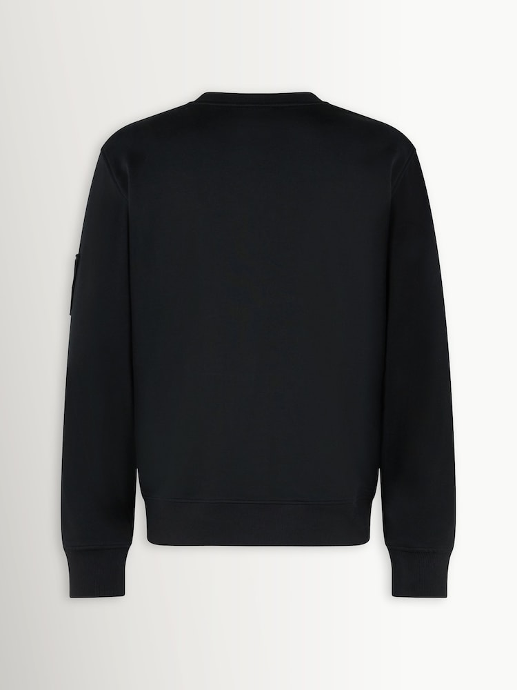 Moose Knuckles Black Hartsfield Crew Neck Sweatshirt - Image 6 of 6 Moose Knuckles Black Hartsfield Crew Neck Sweatshirt - Image 6 of 6