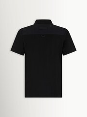 Moose Knuckles Black Dalon Short Sleeve Zip Polo Shirt - Image 4 of 4
