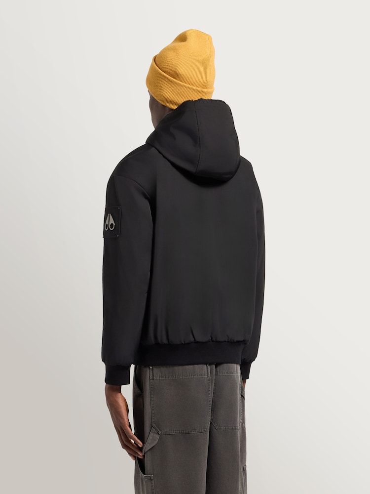 Moose Knuckles Black Roland Reversible Bunny Jacket - Image 2 of 7 Moose Knuckles Black Roland Reversible Bunny Jacket - Image 2 of 7