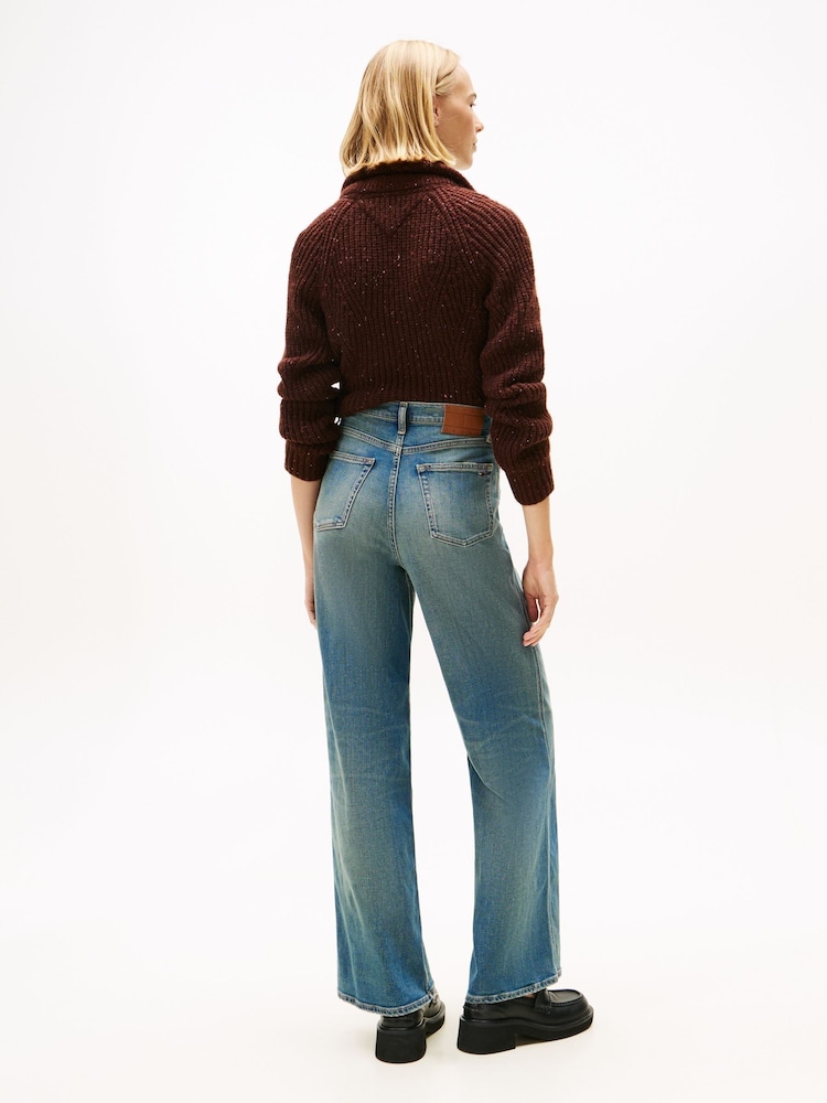 Tommy Jeans Blue High Rise Jeans - Image 2 of 8
