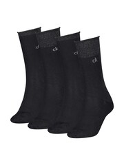 Calvin Klein Black Socks 4 Pack - Image 1 of 3