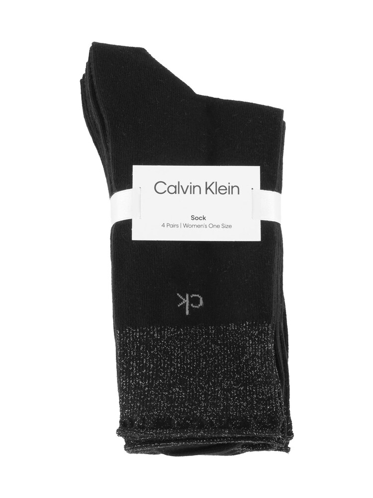 Calvin Klein Black Socks 4 Pack - Image 3 of 3 Calvin Klein Black Socks 4 Pack - Image 3 of 3