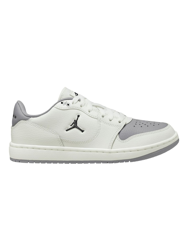Jordan White Grey Court Connect Low Trainers - Image 1 of 4 Jordan White Grey Court Connect Low Trainers - Image 1 of 4