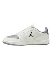 Jordan White Grey Court Connect Low Trainers - Image 2 of 4