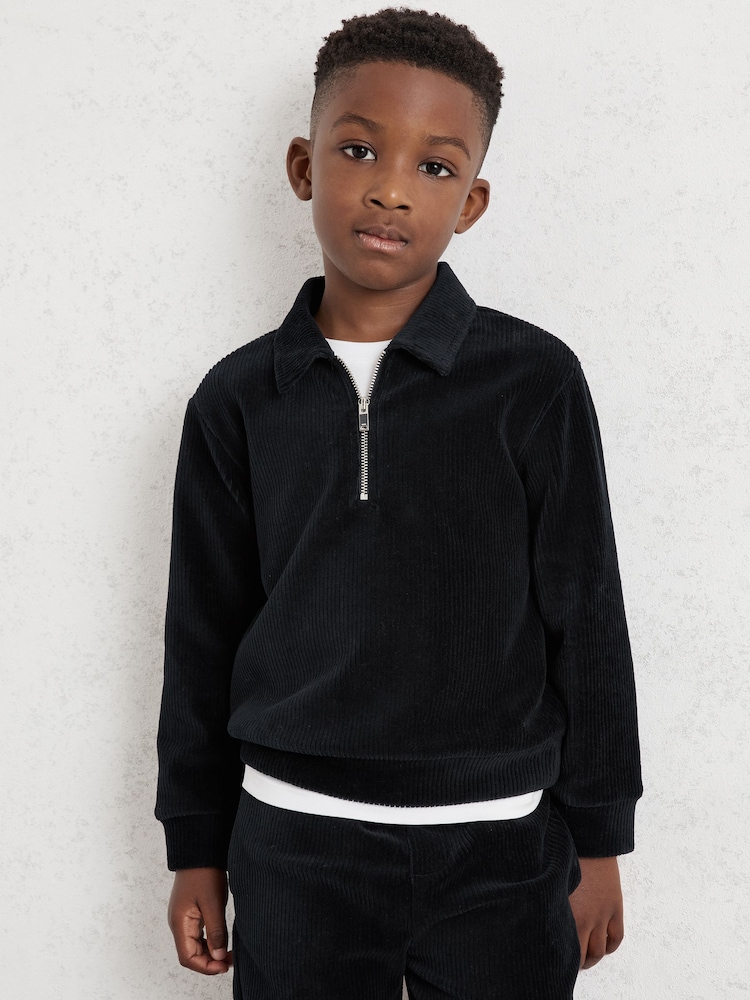 Reiss Navy Blue Bert Polo Shirt - Image 1 of 4