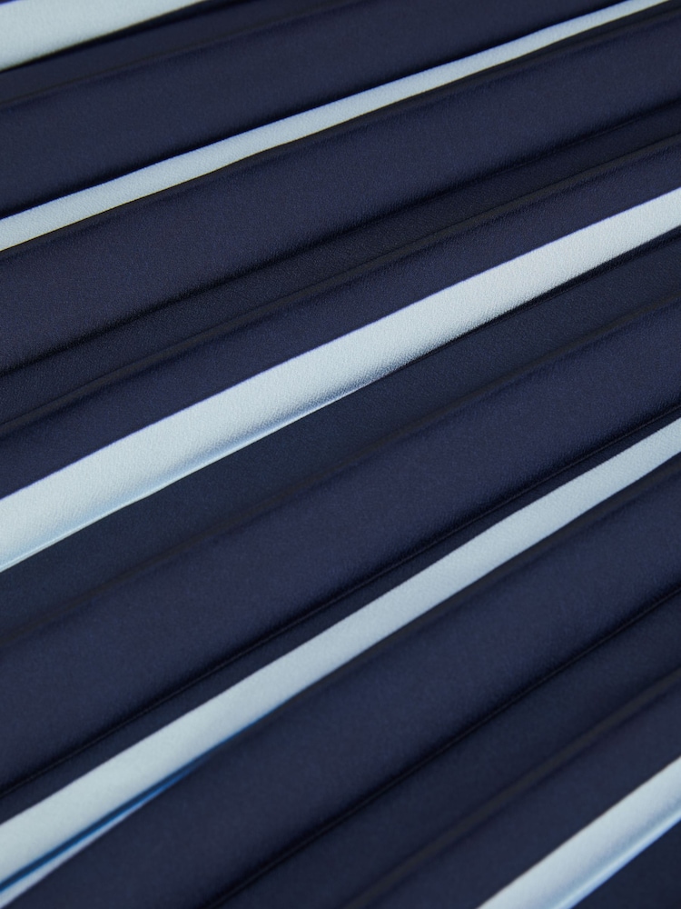 Reiss Navy/Pale Blue Serena Skirt - Image 7 of 7