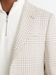 Reiss Bardo Cotton and Wool Single-Breasted Blazer Classic-Fit in Check - תמונה 4 מתוך 8
