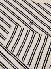 Reiss Navy/White Marley 9-13 yrs Cotton Stripe Long-Sleeve T-Shirt - Image 5 of 5