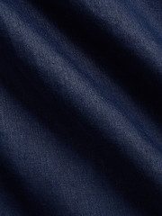 Polo Ralph Lauren Newport Navy Camp Collar Linen Shirt - Image 6 of 6