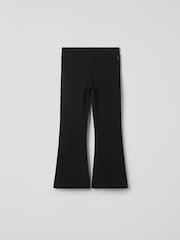 Polarn O. Pyret Black Cotton Flares Trousers - Image 1 of 2