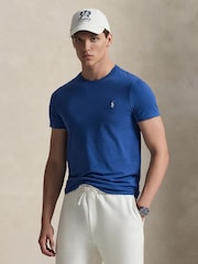 Polo Ralph Lauren White Custom Fit T-Shirt - Image 1 of 4