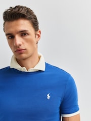 Polo Ralph Lauren Blue Custom Fit T-Shirt - Image 5 of 5