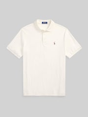 Polo Ralph Lauren Pale Cream Soft Touch Pima Polo Shirt - Image 5 of 5