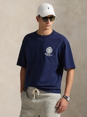 Polo Ralph Lauren Newport Navy Ralph Lauren Motif Logo T-Shirt - Image 1 of 8