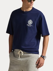 Polo Ralph Lauren Newport Navy Ralph Lauren Motif Logo T-Shirt - Image 6 of 8
