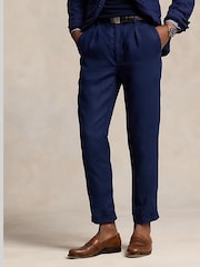 Polo Ralph Lauren Newport Navy Prepster Linen Trousers - Image 2 of 5