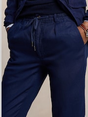 Polo Ralph Lauren Newport Navy Prepster Linen Trousers - Image 4 of 5