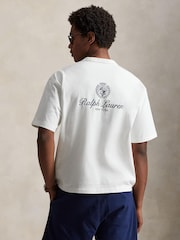 Polo Ralph Lauren White Motif Logo T-Shirt - Image 3 of 8