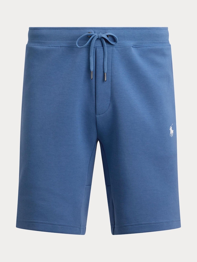 Polo Ralph Lauren Delta Blue Double Knit Tech Sweat Shorts - Image 1 of 1