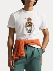Polo Ralph Lauren White Society Bear Polo Bear T-Shirt - Image 7 of 9