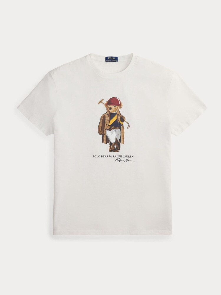Polo Ralph Lauren White Society Bear Polo Bear T-Shirt - Image 9 of 9