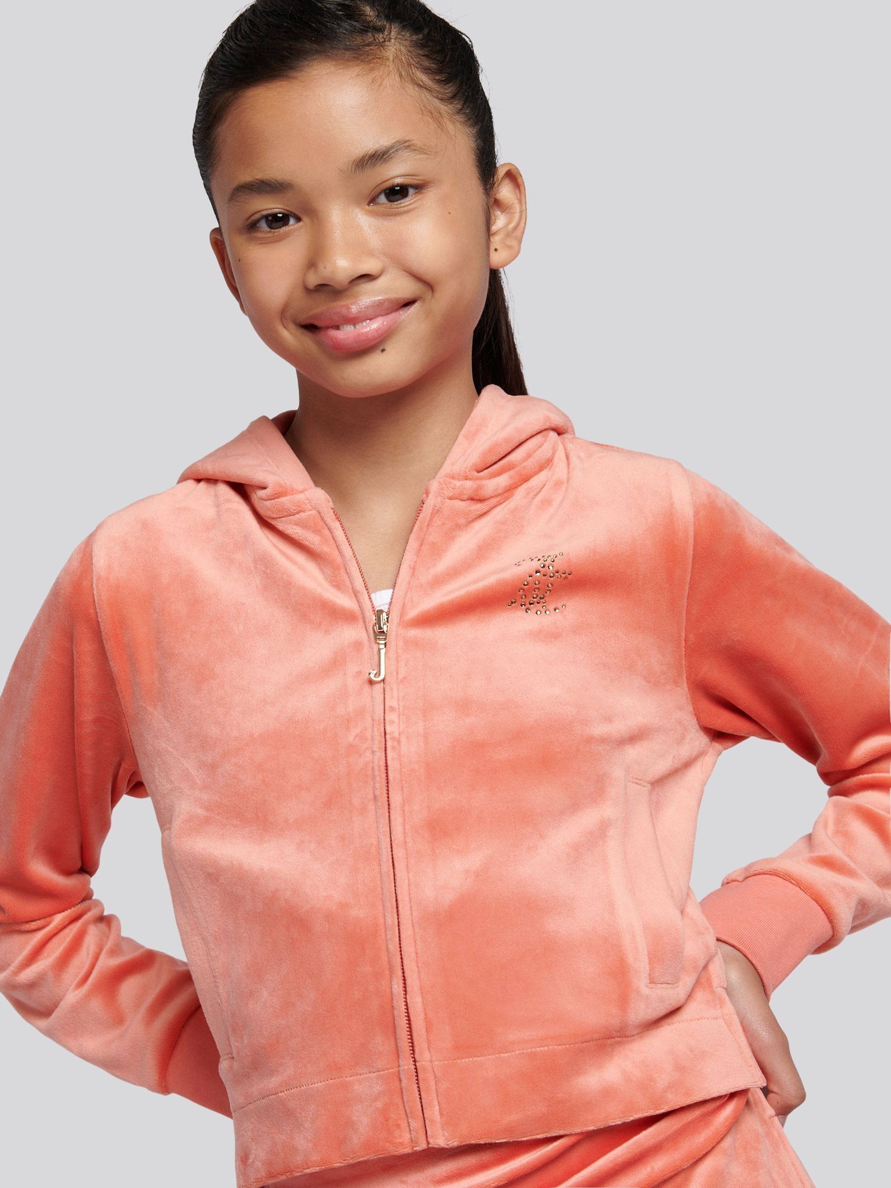 juicy Juicy Couture Conjunto de 2 peças de pijama feminino de veludo