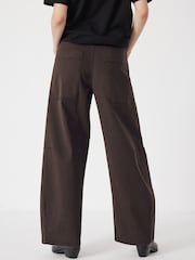 Hush Brown Bree Barrel Trousers - Image 5 of 6