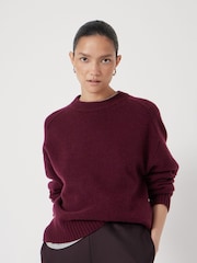 Roxa - Hush lã merino Nina Cropped Jumper - Imagem 1 de 6