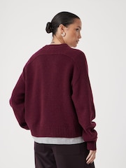 Roxa - Hush lã merino Nina Cropped Jumper - Imagem 4 de 6