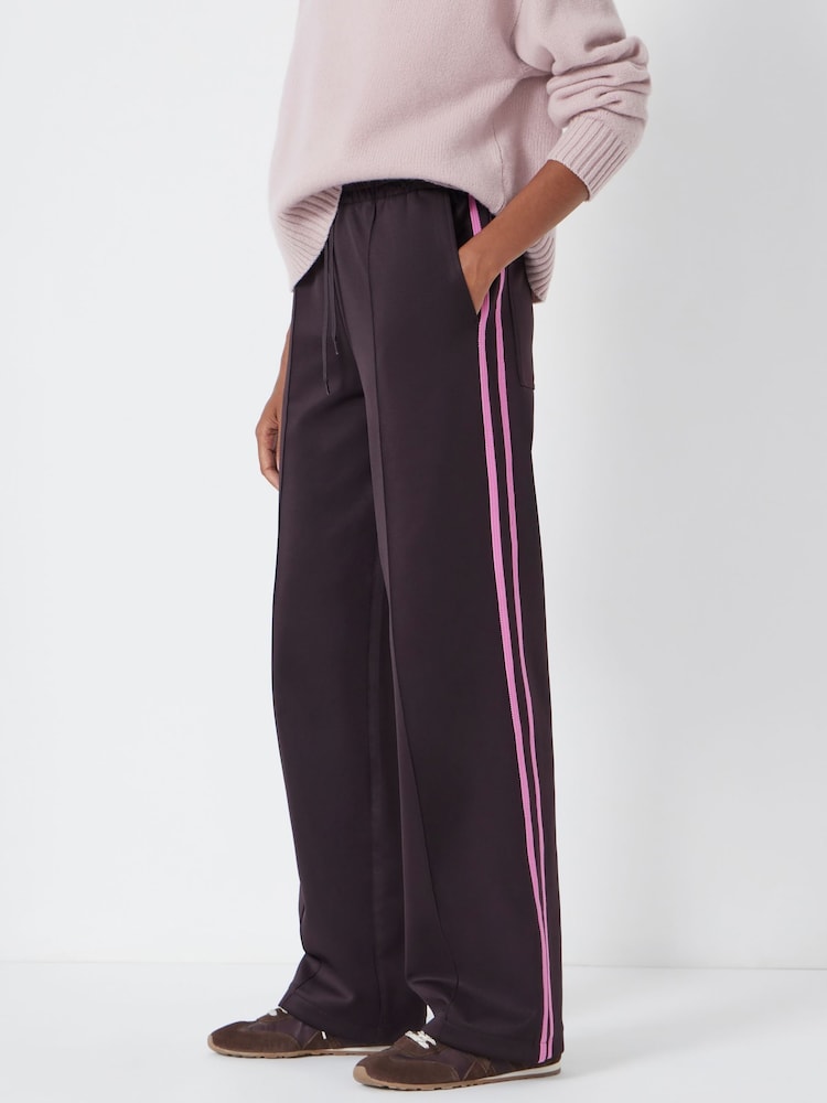 Hush Purple Harrison Side Stripe Joggers - Image 1 of 5