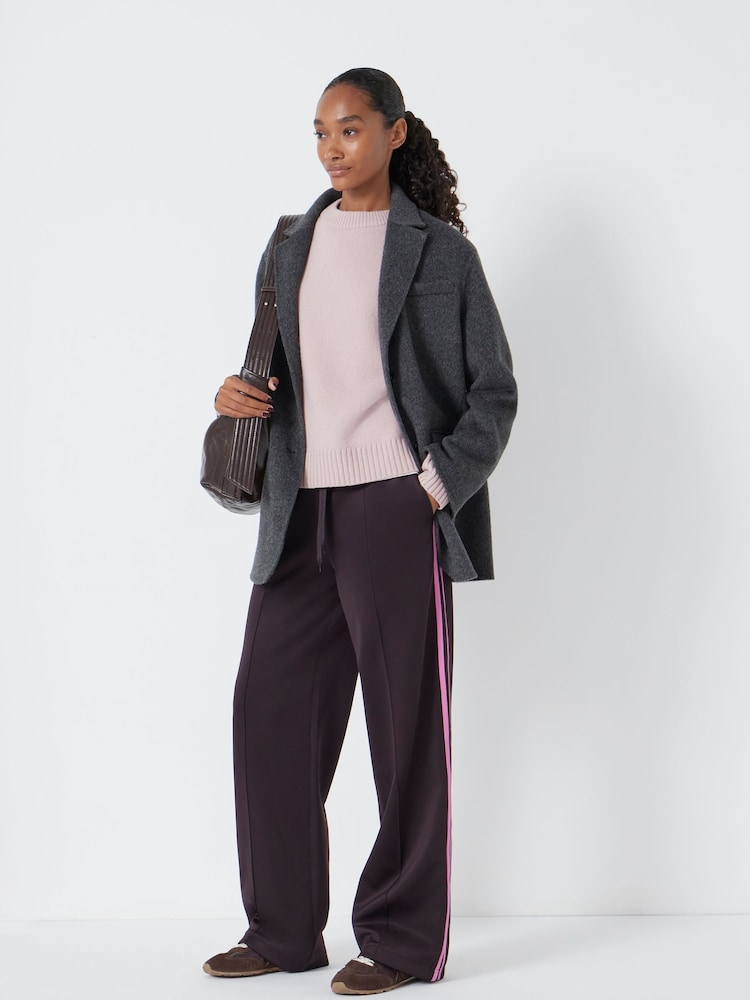 Hush Purple Harrison Side Stripe Joggers - Image 2 of 5 Hush Purple Harrison Side Stripe Joggers - Image 2 of 5