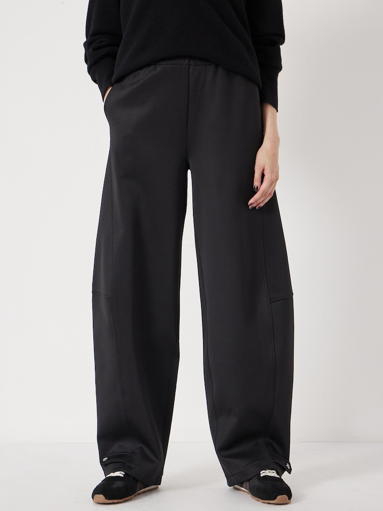 Hush Black Barrell Leg Joggers - Image 1 of 6