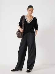 Hush Black Barrell Leg Joggers - Image 2 of 6