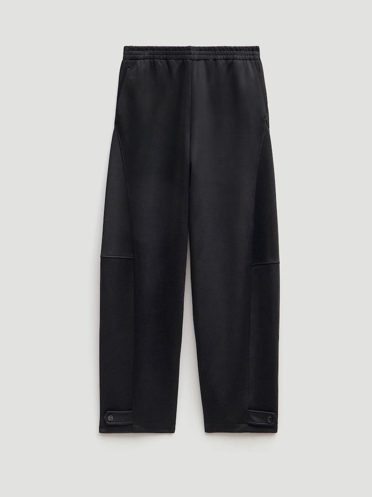 Hush Black Barrell Leg Joggers - Image 6 of 6