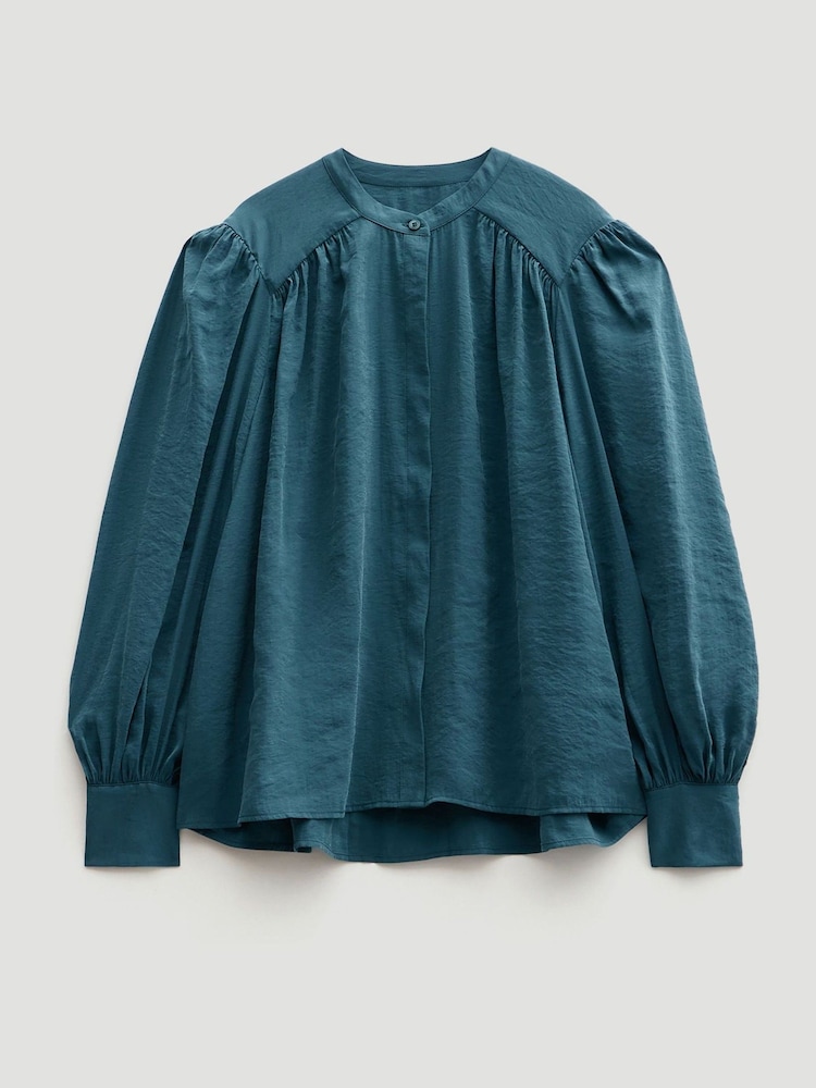 Hush Green Puff Sleeve Blouse - Image 5 of 5 Hush Green Puff Sleeve Blouse - Image 5 of 5