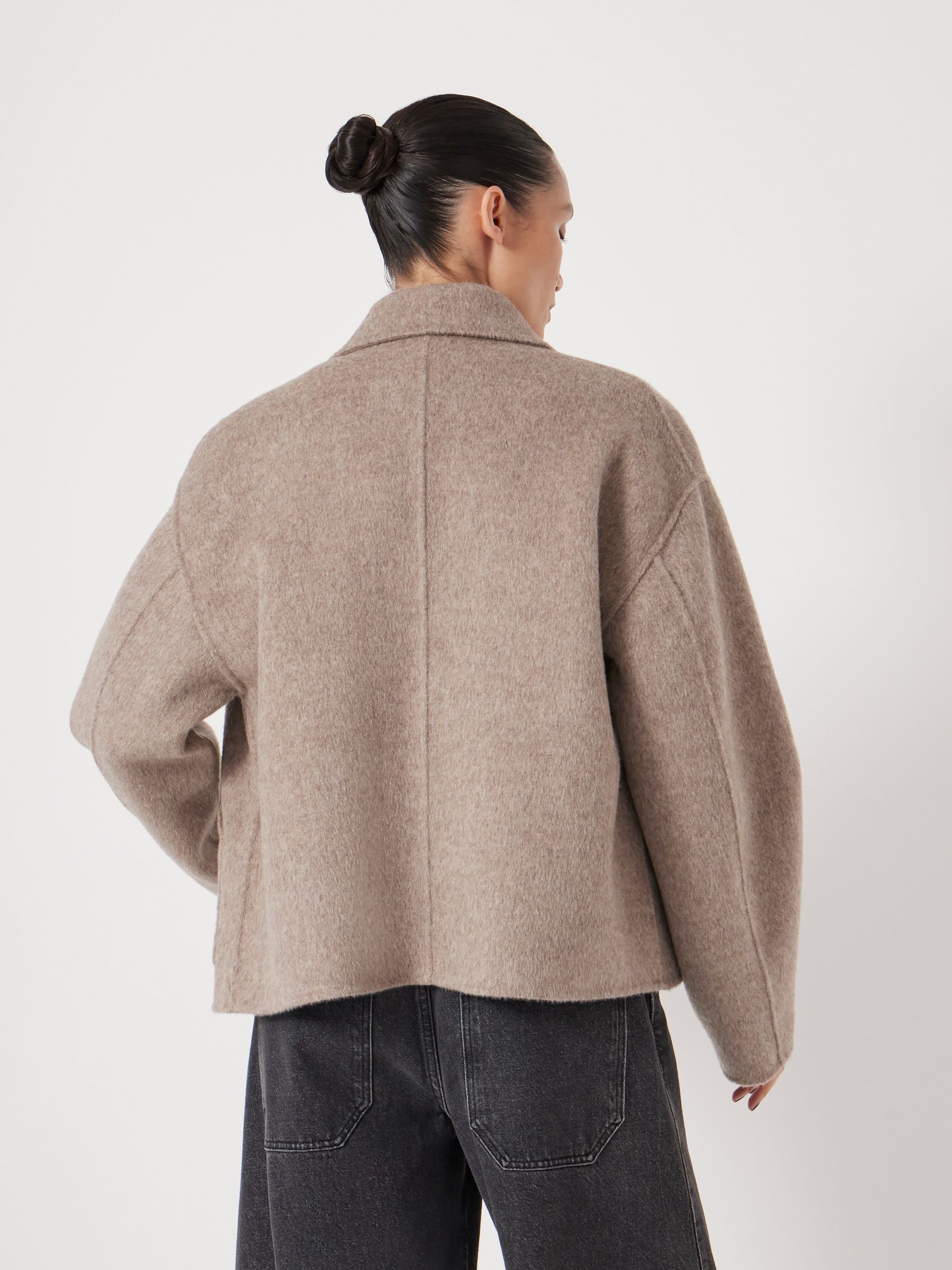 Buy Hush Natural Pure Wool Double Faced Jacket from Next USA